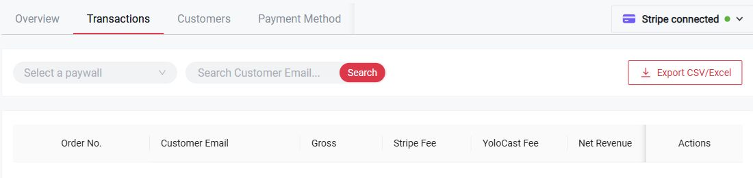 Order lookup and export